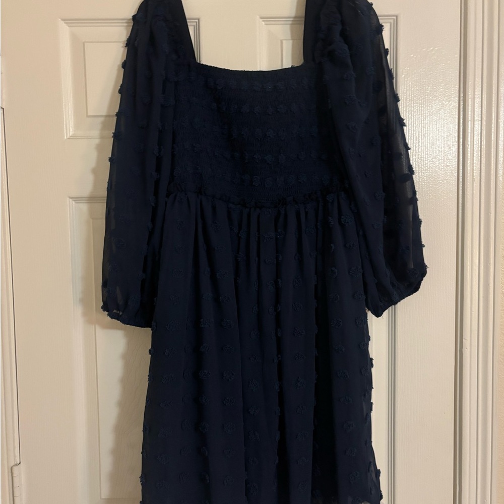 Navy Blue Dress